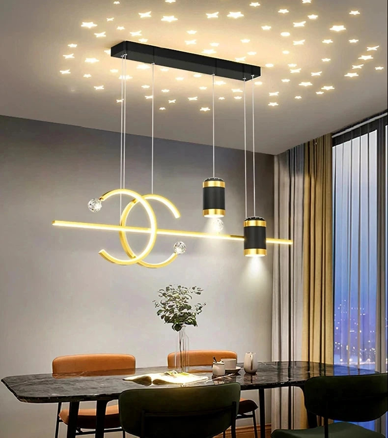Modern Restaurant Pendant Lights LED Dining Tables Kitchens Ceiling Lights Modern Minimalist Hotels Bars Cafes Home Decor
