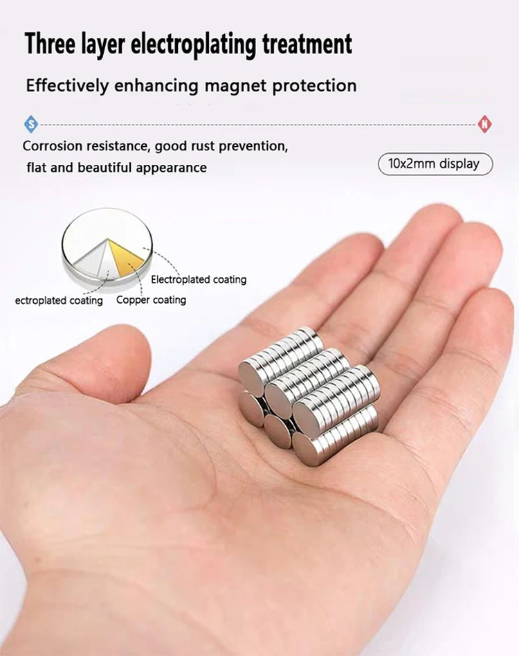 Round Micro Magnets 2x0.6 3x0.5 4x0.5 5x0.5 6x0.5 8x0.5 10x0.5 mm refrigerator magnet 3*0.5 4*0.5 5*0.5 6*0.5 8*0.5 10*0.5 mm