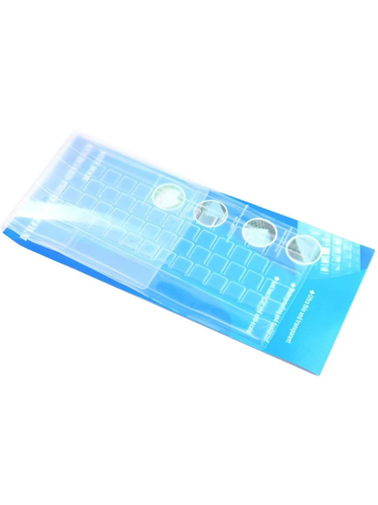 NEW SALE Universal Dustproof Silicone Desktop Computer Keyboard Cover Skin Protector Film Cover Keyboard Film