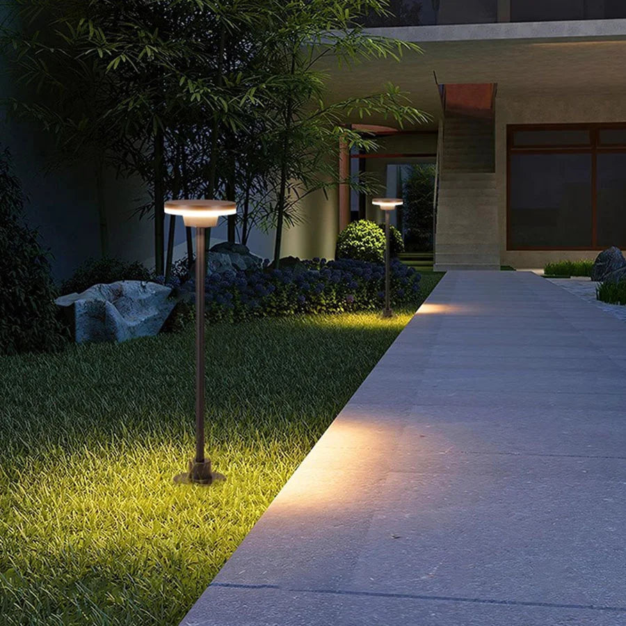 60/80CM Outdoor Pathway Bollard Lighting Waterproof Courtyard Garden Lawn Lamps LED Villa Landscape Fence Path Post Light