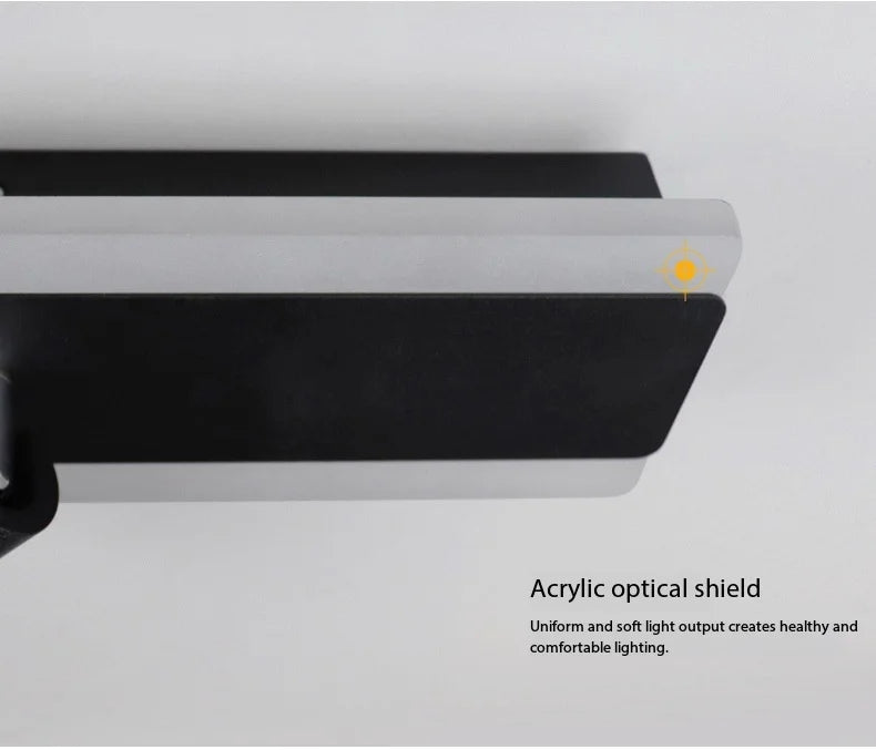 Modern LED line wall lamp indoor with switch rotating wall lamp simple living room bedroom bedside atmosphere lamp home light