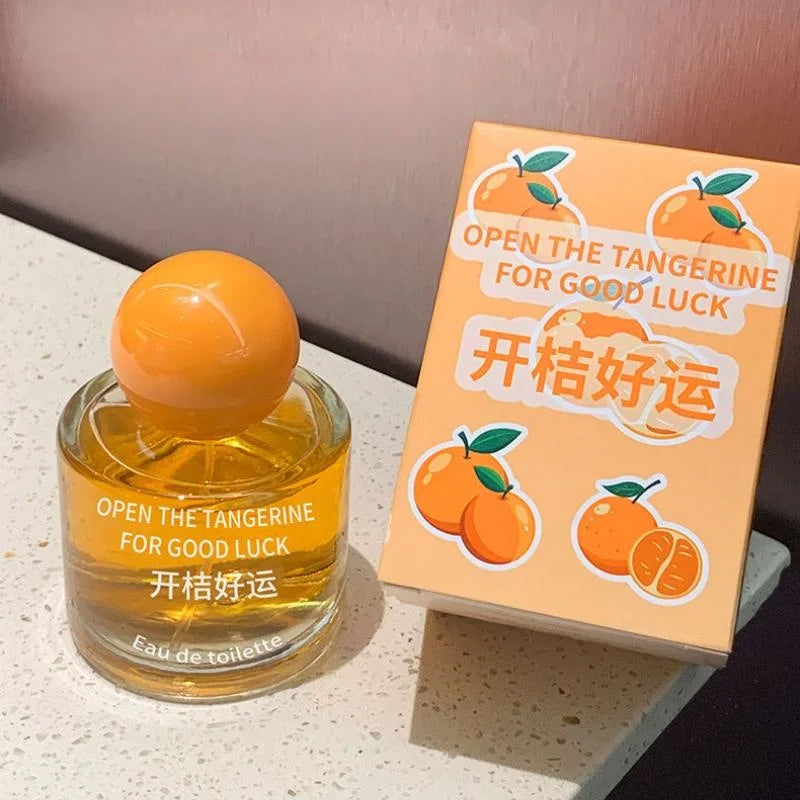 Citrus Peach Fruity Perfume Spray,Clean Fresh Women Scent,Orange Blossom/Lily/Iris/Vetiver/Lemon/Musk Light Fragrance Mist