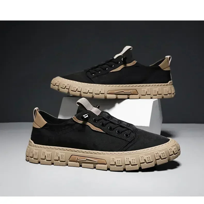 2025 Men Casual Sneakers Mesh Platform Breathable Lightweight Shoes Outdoor Walking Sports Shoes Tenis Masculino Zapatillas