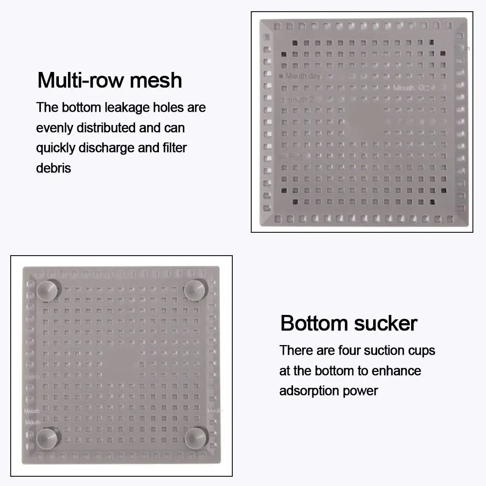 Useful Sink Strainer Anti-blocking Floor Drain Mesh Trap Hair Clean Up Waste Catcher Kitchen Bathroom Accessories