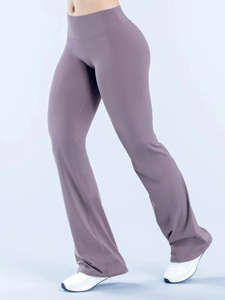 9 colors Yoga Pants GYM Naked Feel Straight-Leg Pants Ultra Soft Butter Fabric Women's Mid-Waist Pilates Running Sport Trousers