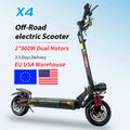 Thrimzol X4 Dual Motor Adult Off-Road Electric Scooter 48V 18AH Battery 60KM Range 150kg Max Load 3-7 Day Delivery