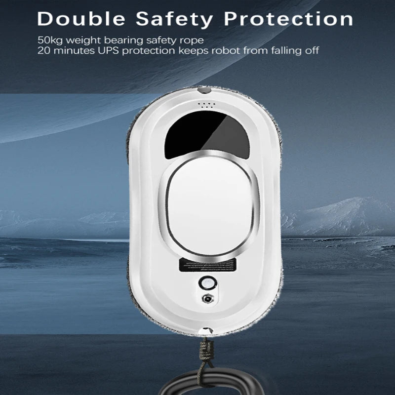 Window Cleaning Robot White Home Automatic No Spray and Water Spray Intelligent Wipe High-rise Large Area Window Clean