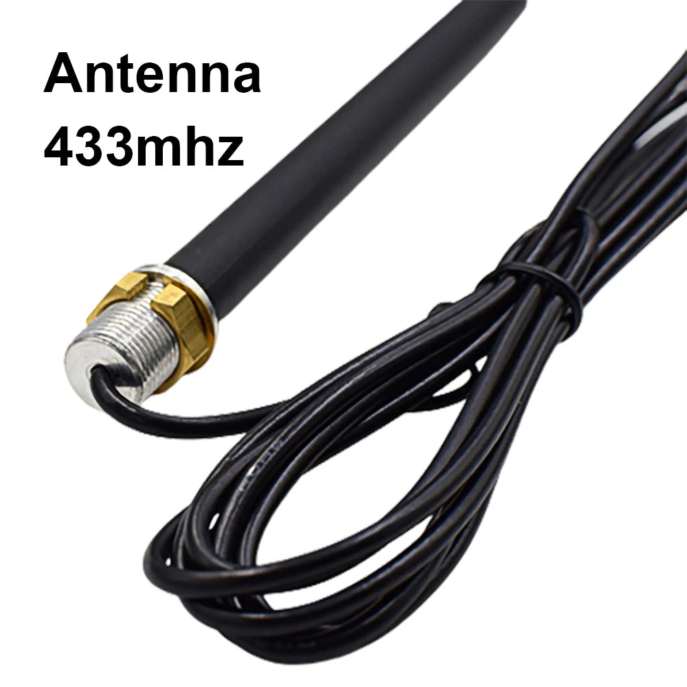 433MHz 2m Antenna Ultra-long Distance Extender for Remote Control Transmitter Opener for Garage Door Gate Receiver