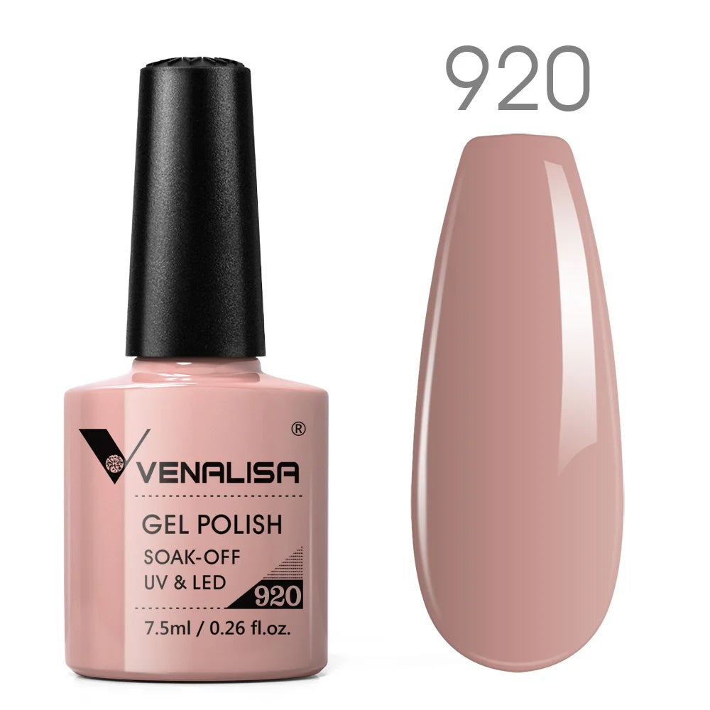 Venalisa TPO Free Earth Brown Autumn Color Collection Nail Gel Polish Soak Off UV LED Gel Varnish Gorgeous Gel Nail Manicure