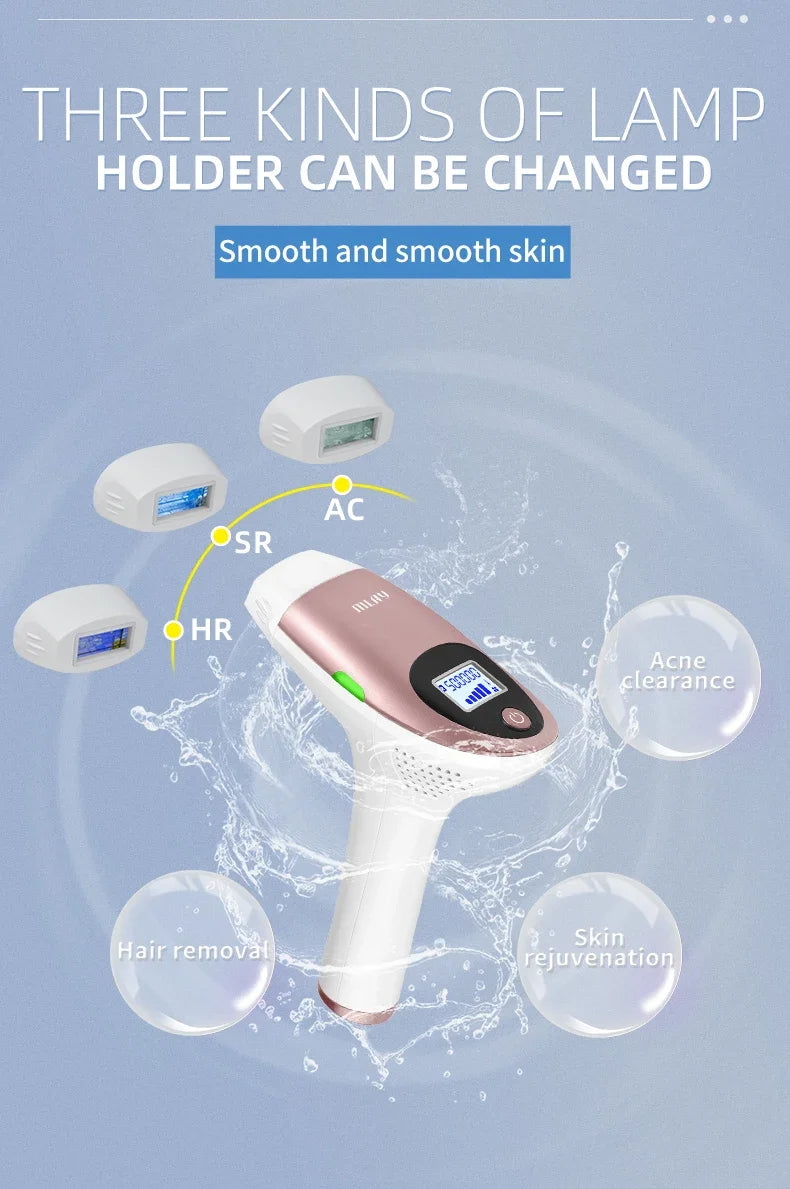 Home Beautys  Painless Hairs  Removal Machine