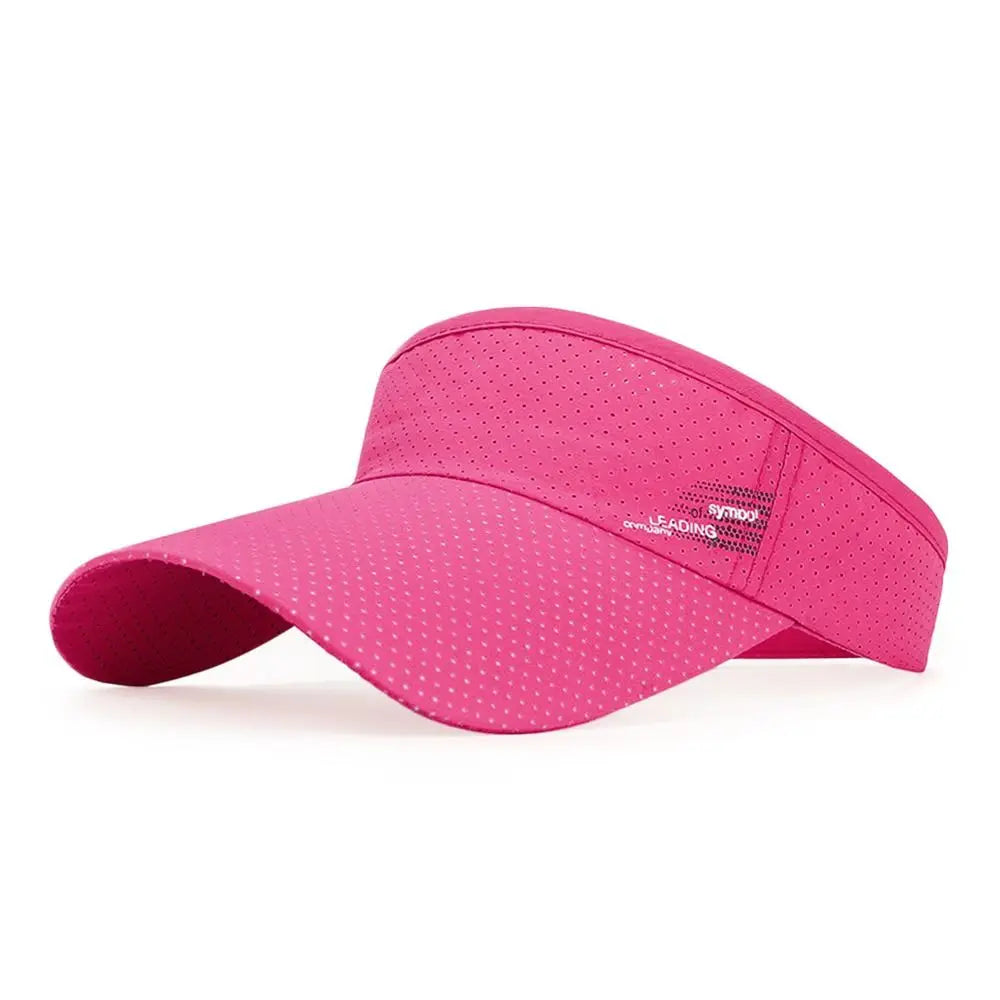 Men Women Breathable Sun Hat Adjustable Quick-drying Sports Visor Top Empty Casual Beach Hat Tennis Baseball Cap