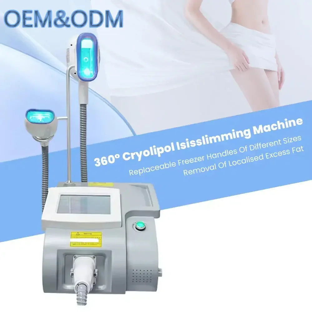 Portable 360 Cooling Sculpting Body Slimming Machine Loss Weight Fat Freezing 3 In 1 Cellulite Removal Vacuum Cavitation Machine