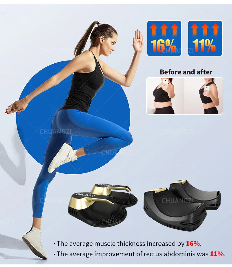 EMS Neo Electromagnetic Stimulate Sculpting Muscle Machine Nova EMSZERO RF Body Slimming Reduce Fat Build Muscles Machine