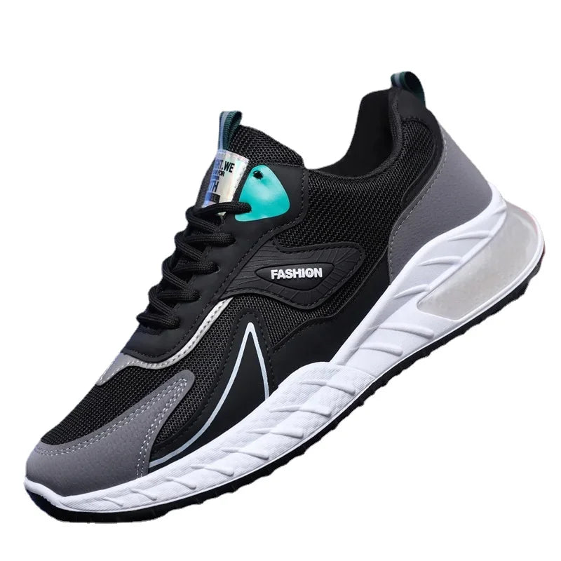 Men's Sneakers Fashion Breathable Vulcanized Shoes Casual Sports Shoes Men Trendy Lace-up Sneakers Zapatillas Hombre 2024