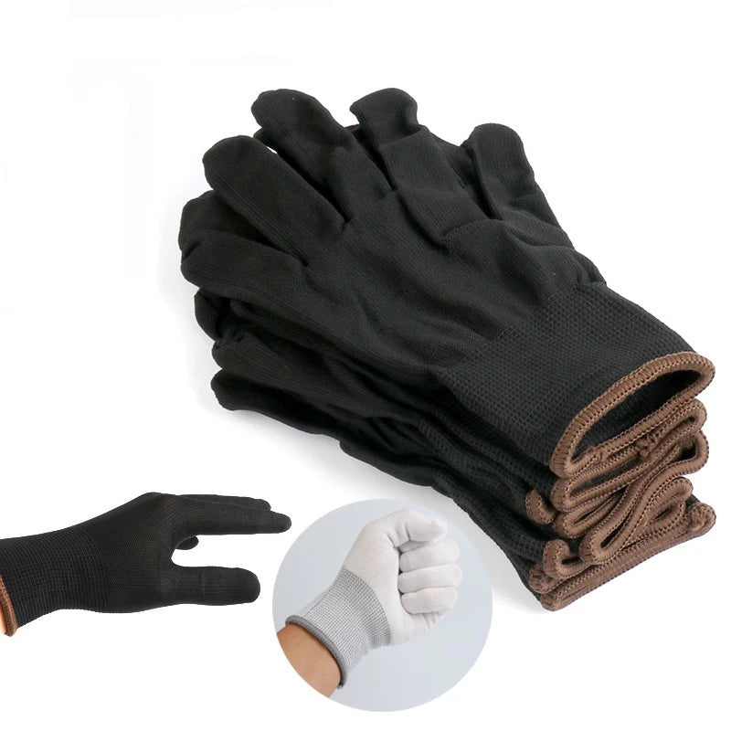 ALIWRAP 5/10Pairs Vinyl Car Wrap Gloves Window Tinting Film Application Protect Tool Nylon Anti-Static Wrapping Tint Work Gloves