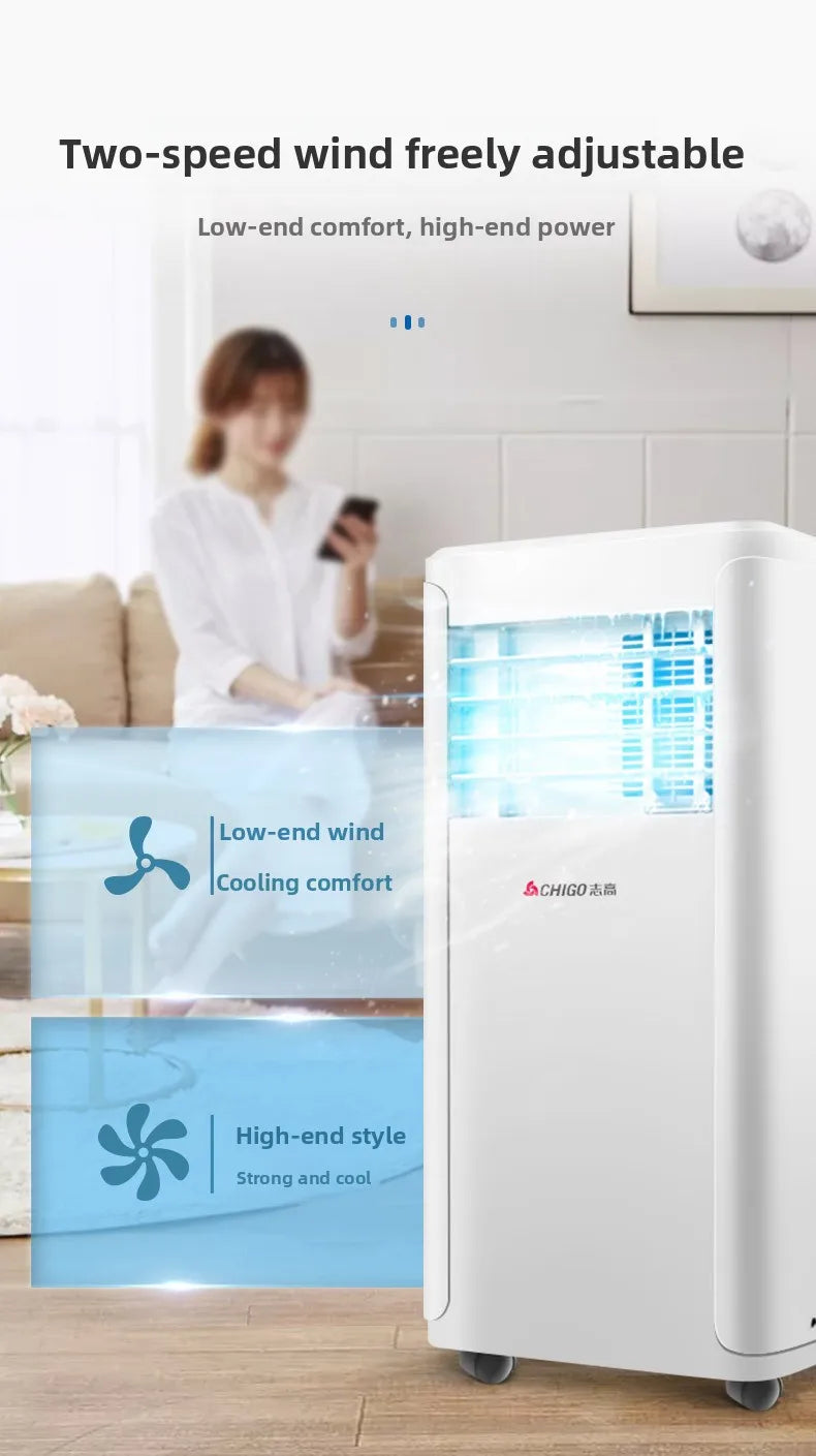 Portable Electric Air Conditioner 4000W, Heating & Cooling Eco-Friendly Plastic Housing, Hot Sale Household AC Unit