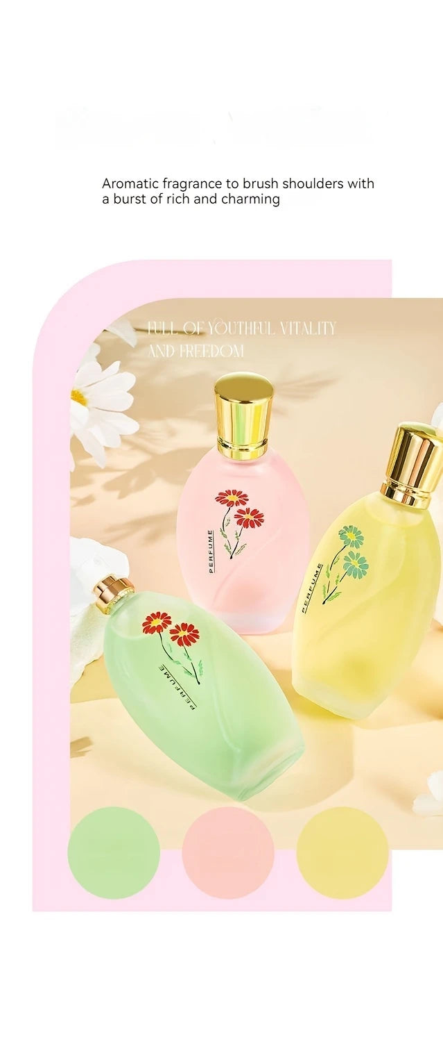 50ml Perfume With Long-lasting Fragrance Fresh And Light Rose And Jasmine Scent Holiday And Birthday Gift For Men And Women
