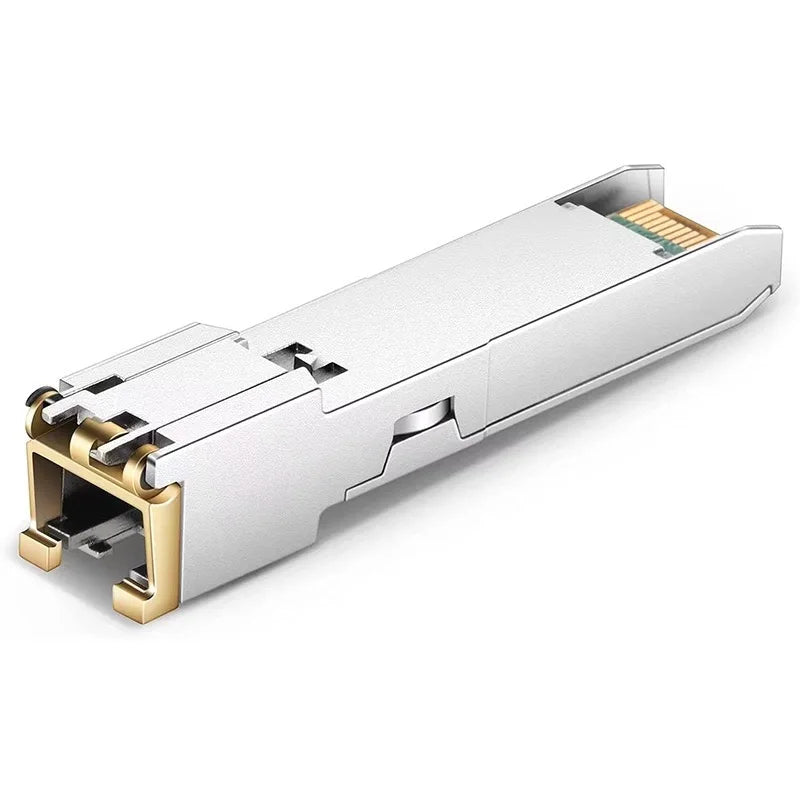 SFP Fiber Module Ethernet Port RJ45 module 1000BASE-T Switch connector Copper Compatible with Cisco/Mikrotik Gigabit Ethernet Sw