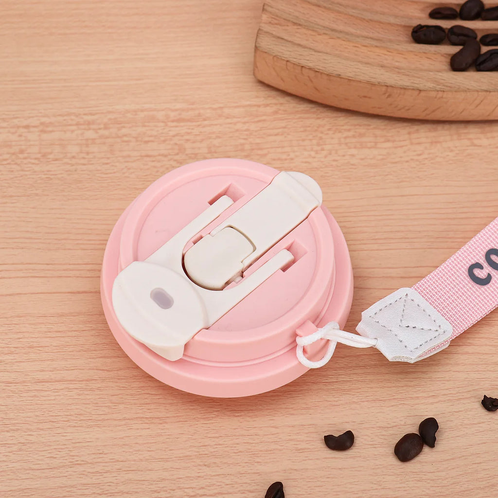 500ML Thermo Cafe Coffee Mug Car Thermos Mug LeakProof Travel Thermo Cup for Tea Coffee Stainless Steel Water Bottles for girls