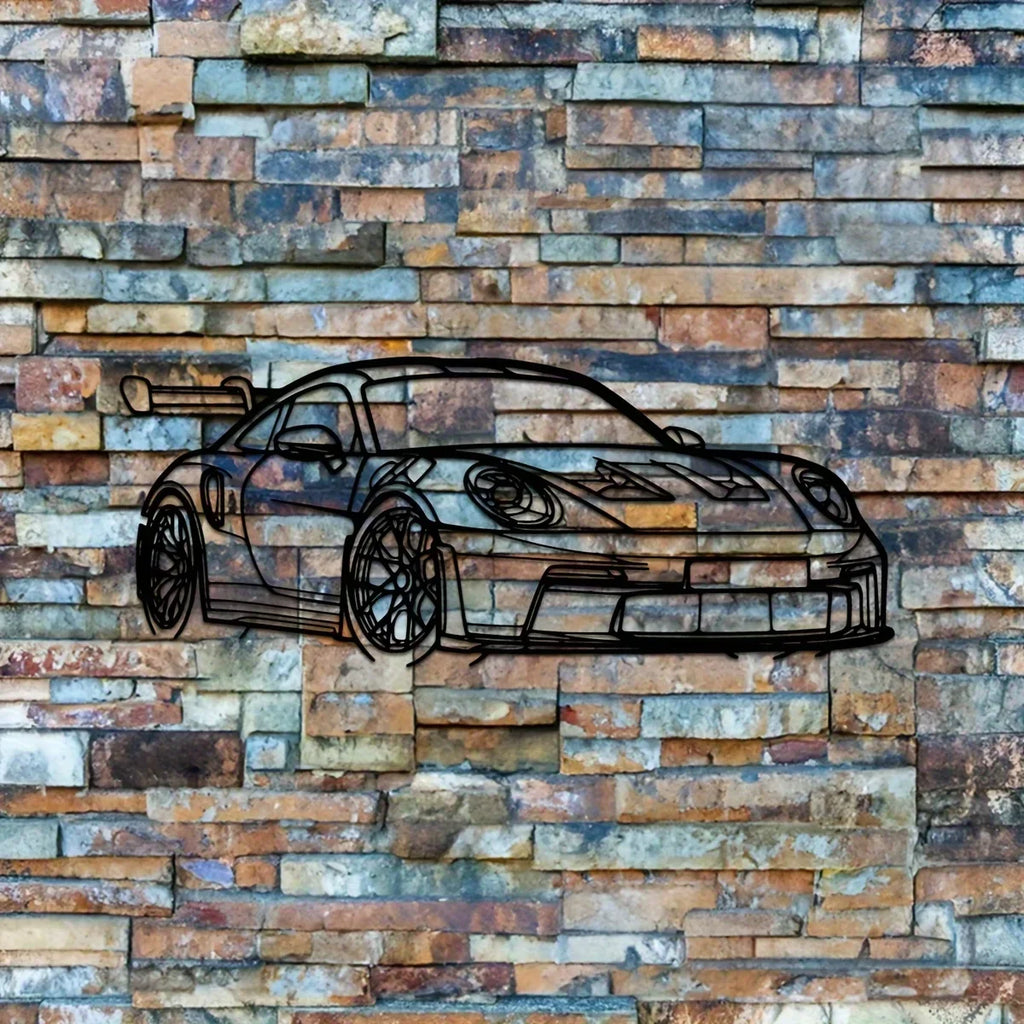 1pc Car Metal Wall Art - Modern Home Decor Sign for Car Enthusiasts Modern Iron Vehicle Sculpture