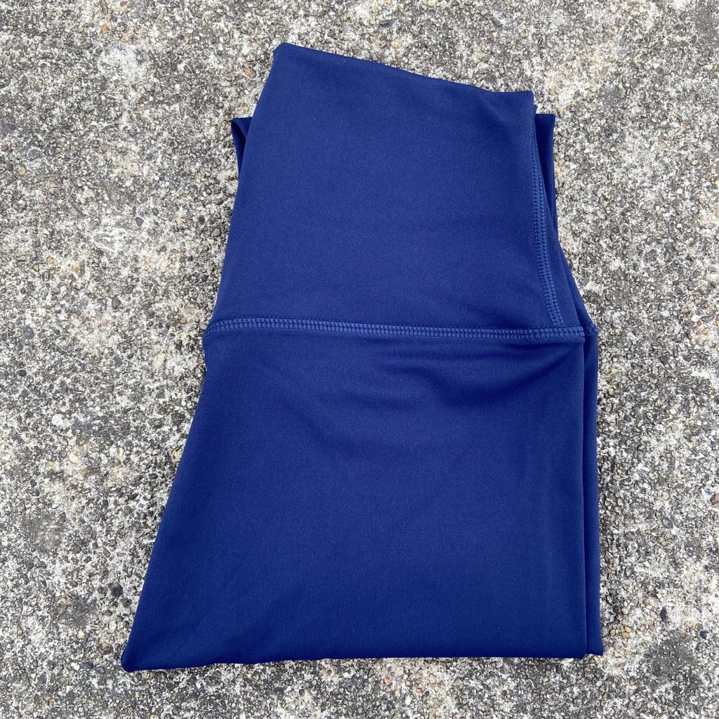 Solid Color High Waist Yoga Legging soft Women Sport Pant Tight Butter Athletic Gym Comprehensive Training Jog Back Waist Pocket