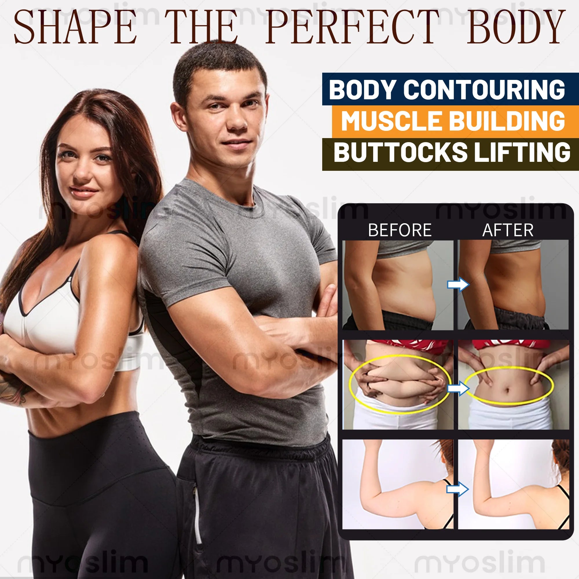Body Sculpting Equipment EMS RF Muscle Training Machine for Professional Beauty Salon Spa Weight Loss Program MYOslim 15T 6500W