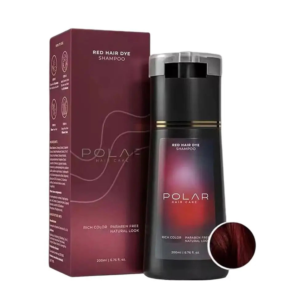 Hair Dye Shampoo Semi Permanent Hair Color Shampoo For Gray Hair Cover Women Men Black Brown Purple  Home Hair Dye Kit