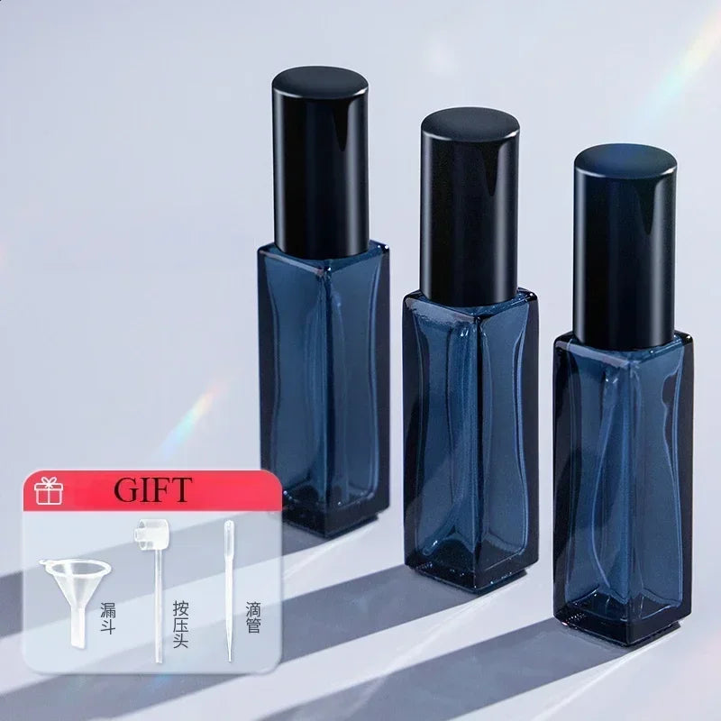 3PCS 10/20ml Perfume Spray Bottle Empty Glass Atomizer Travel Cosmetic Containers Bottle Sample Vials Refillable Drop Shipping