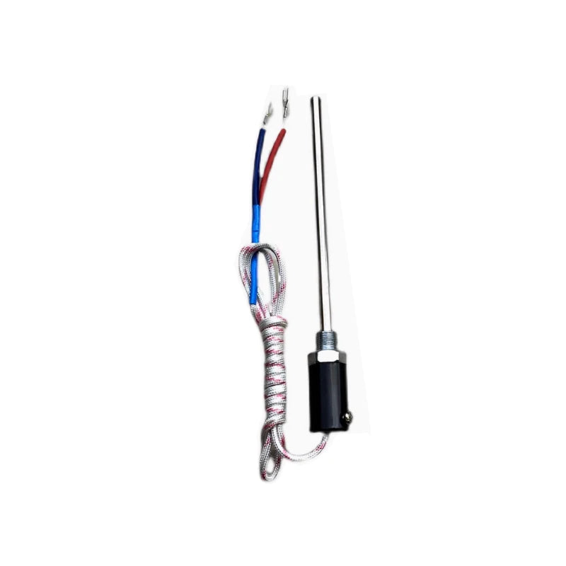 Two wires and four connectors for the oven components Probe thermocouple Temperature regulator Temperature regulator