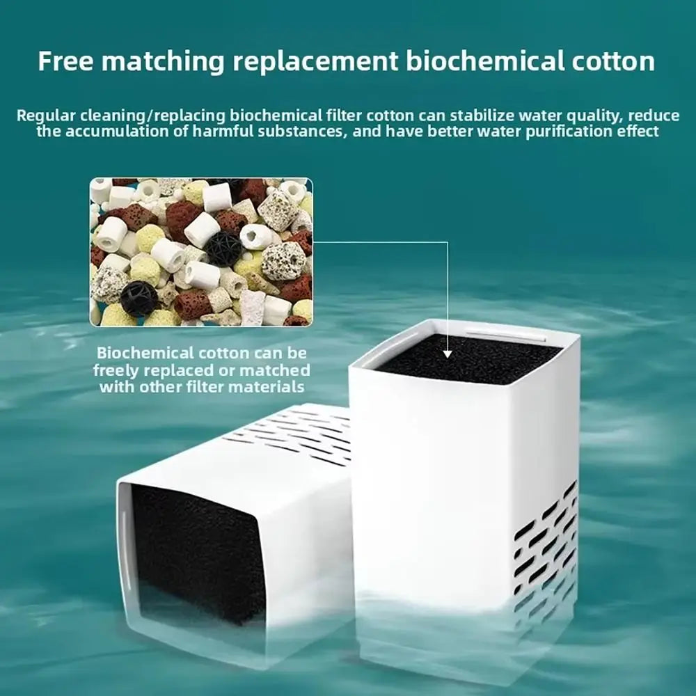 1Pcs Durable Submersible Silent Aquarium Filter Pump 3 in 1 4/6/15/20/25/35W Air Oxygen Aerator Water Change 220V Wave Maker