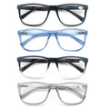 Oversized Reading Glasses Men Big Head Readers Women XL Eyeglasses Wide Square Large Read Glasses With Spring Hinge Clear Vision