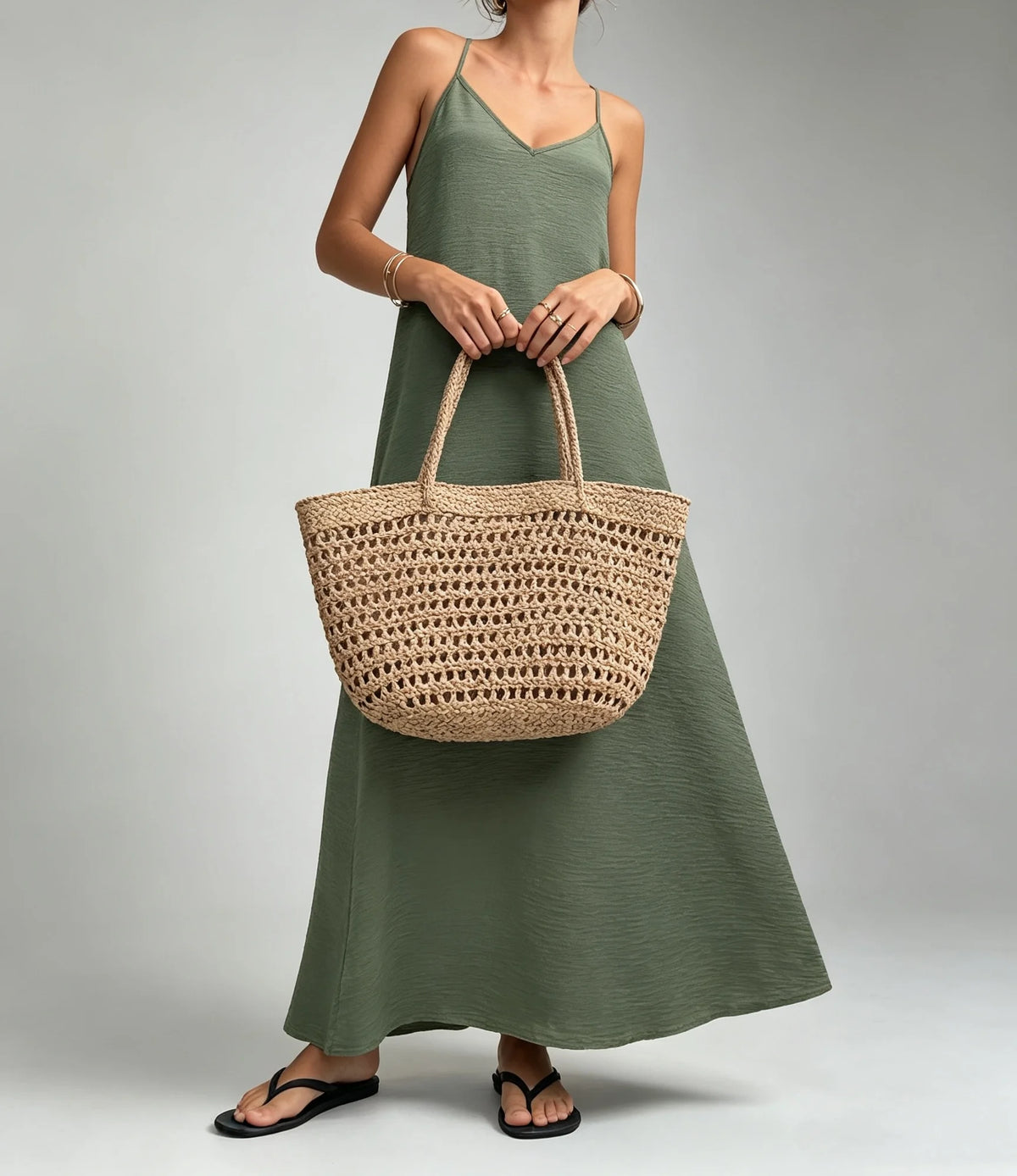 Spaghetti Strap Backless Long Dress for Women
