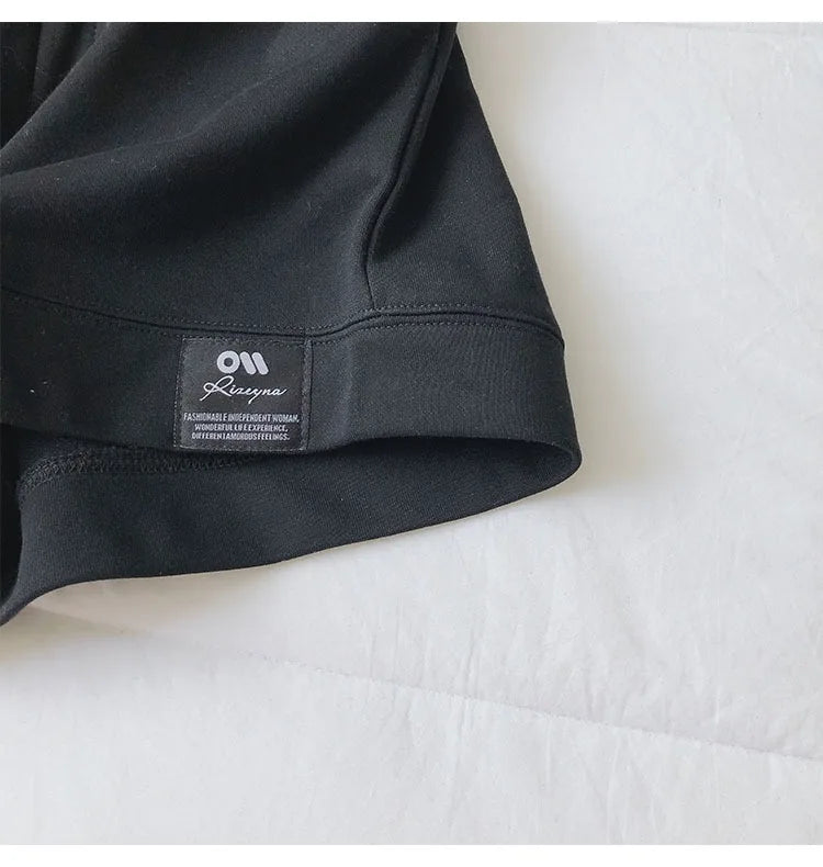 New Women High-Waist Wide-Leg Pants Couple's Sports Shorts Student Loose Home Pants Girls Casual Running Shorts Sexy high-waist