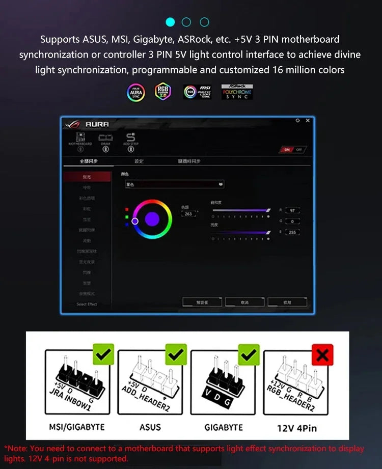 LDPCSJ Prism 4RS 120mm ARGB PC Case Fan with Infinity Mirror Design Motherboard Sync 4PIN PWM CPU Cooler Ventilador