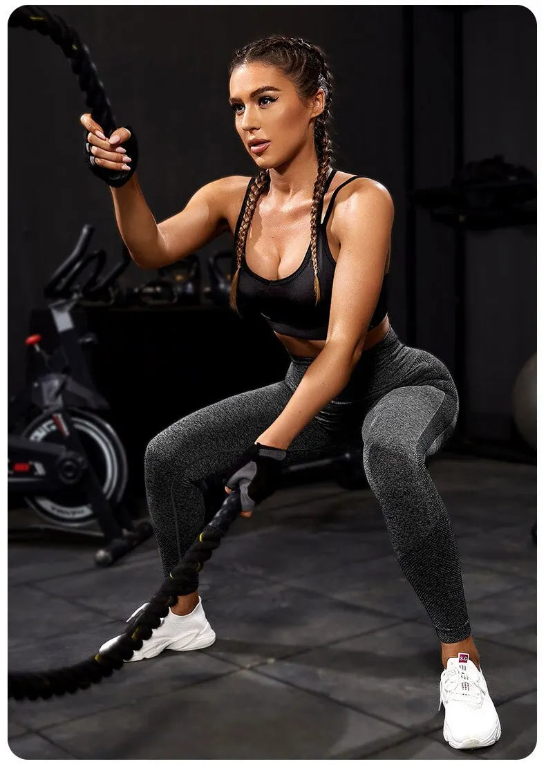 Yoga Sport Women Fitness Seamless Workout Leggings Fashion Push Up Leggings Gym Women Pants