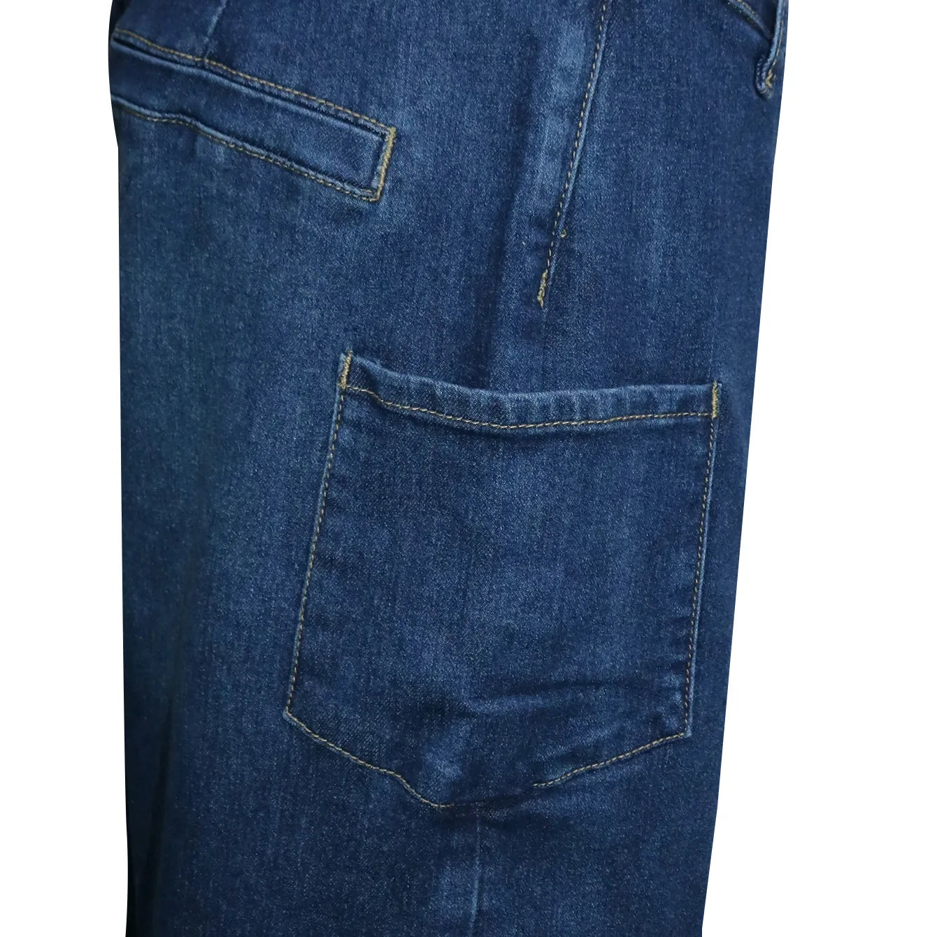 Vintage Washed Denim Wide Leg Pants Women Asymmetrical Wrap Overlap High Waist Y2K Streetwear Casual  Fashion Baggy Jeans