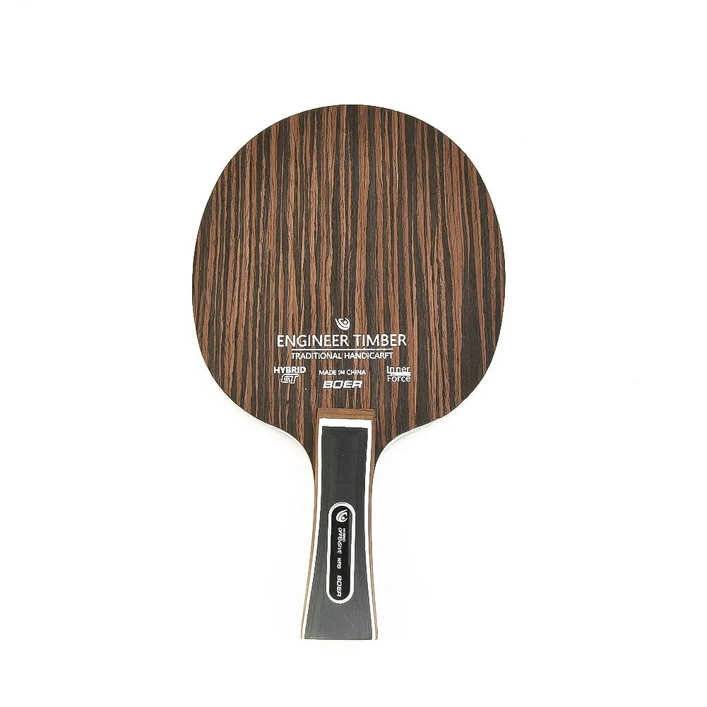 1PC Table Tennis Blade Ebony Dalbergia Pingpong Racket Bottom Plate 5-Ply 6.2mm Ping Pong Paddle Board Bat Racquet Long Handles