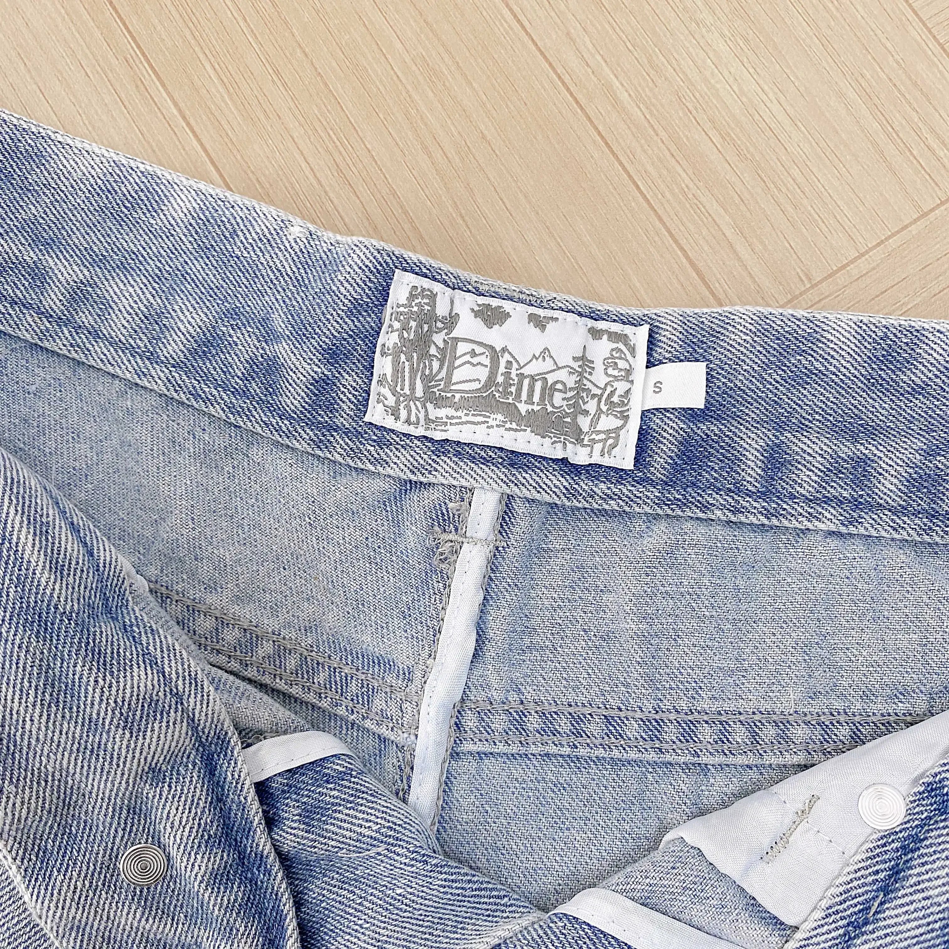 2025 Dime Jeans for Men Dime Skate Baggy Jeans Embroidery Denim Simple Dime Pants Women Jeans Mujer Hot Traf Men Jean