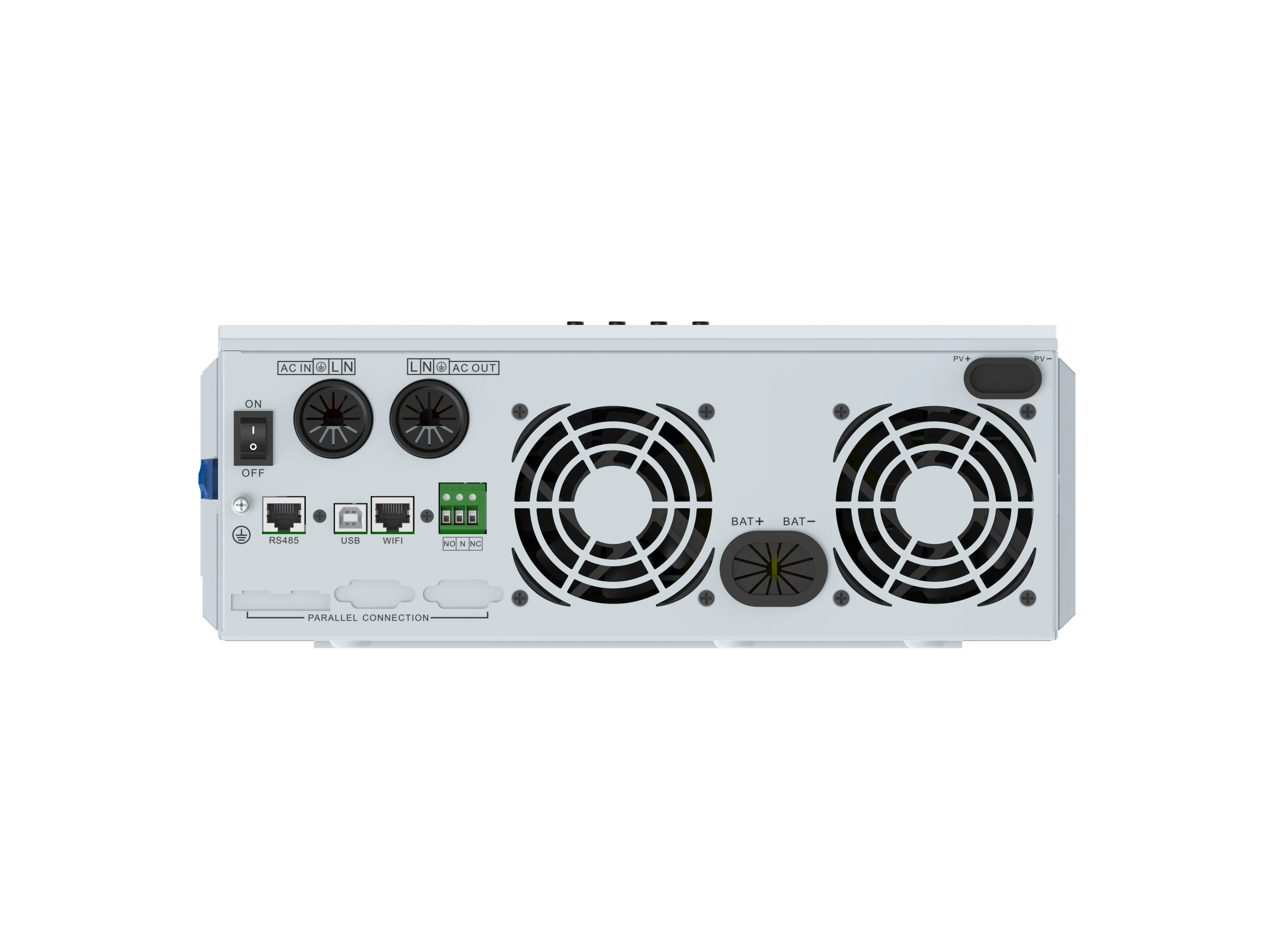 5000W 5KW Hybrid Solar Inverter Off Grid 48V DC to 110V 120V 220V AC Output with 80A MPPT Solar Charger Max 500V PV  HSI5000U