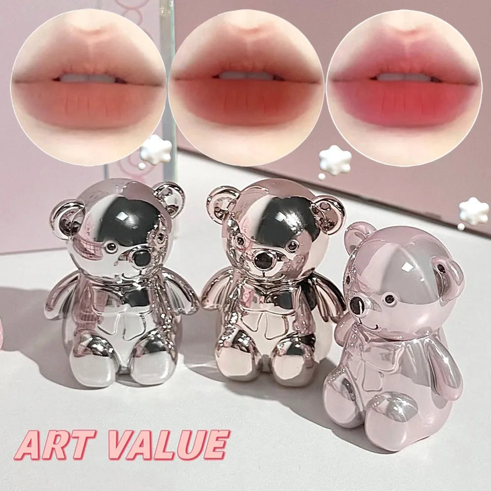 ART VALUE 7PC Makeup Sets Include 3 Colors Matte Lip Mud,1 Pressed Powder,1 Blush,1 Eyes Palette,1 Necklace Beauty Makeup Sets