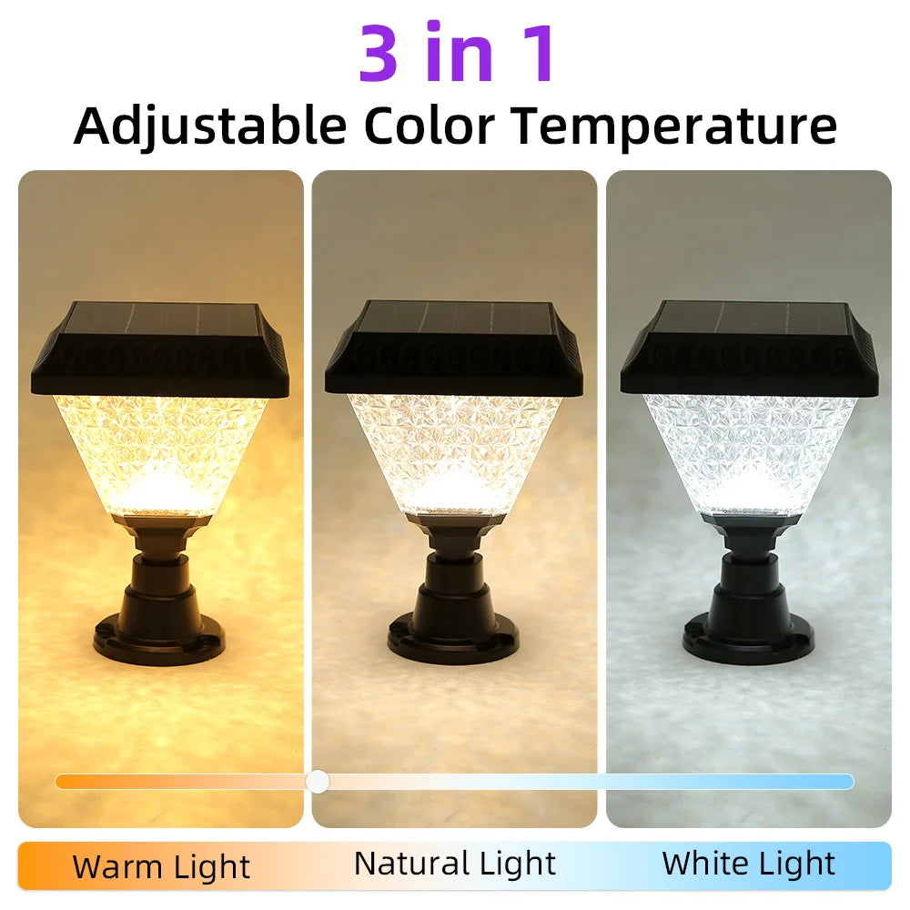 Outdoor Garden Solar Lights With Remote Control RGB Lights LED External Sunlight Lamp Garden Decoration Lighting Accessories