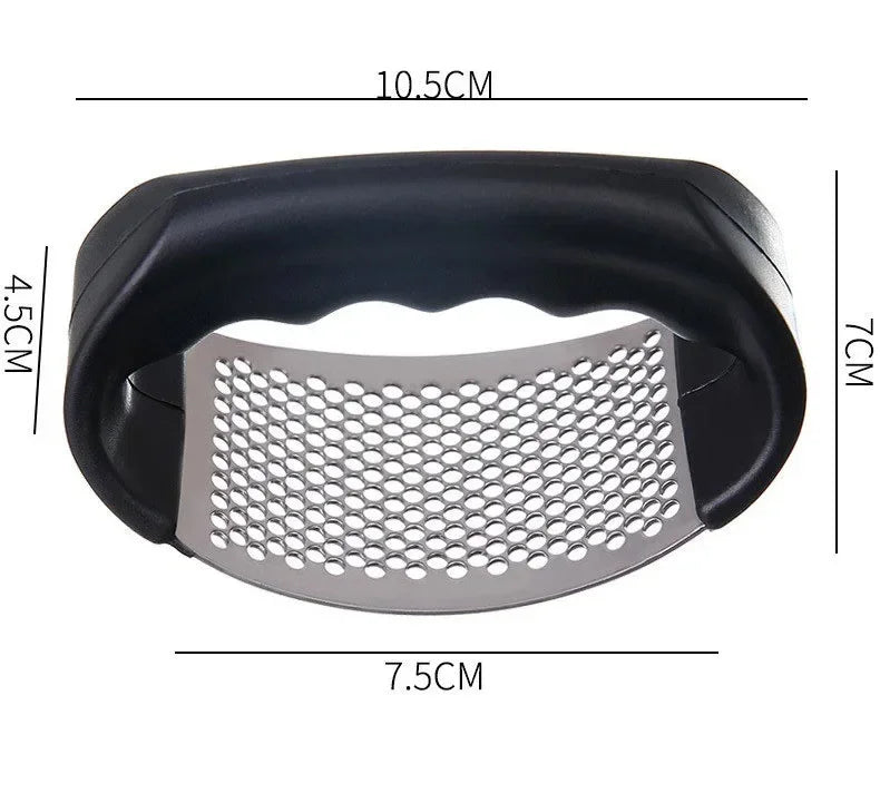 Upgraded Stainless Steel Garlic Press Squeezer Manual Garlic Ginger Rocker Crusher Garlic Cutting Mince Tools Kitchen Gadgets