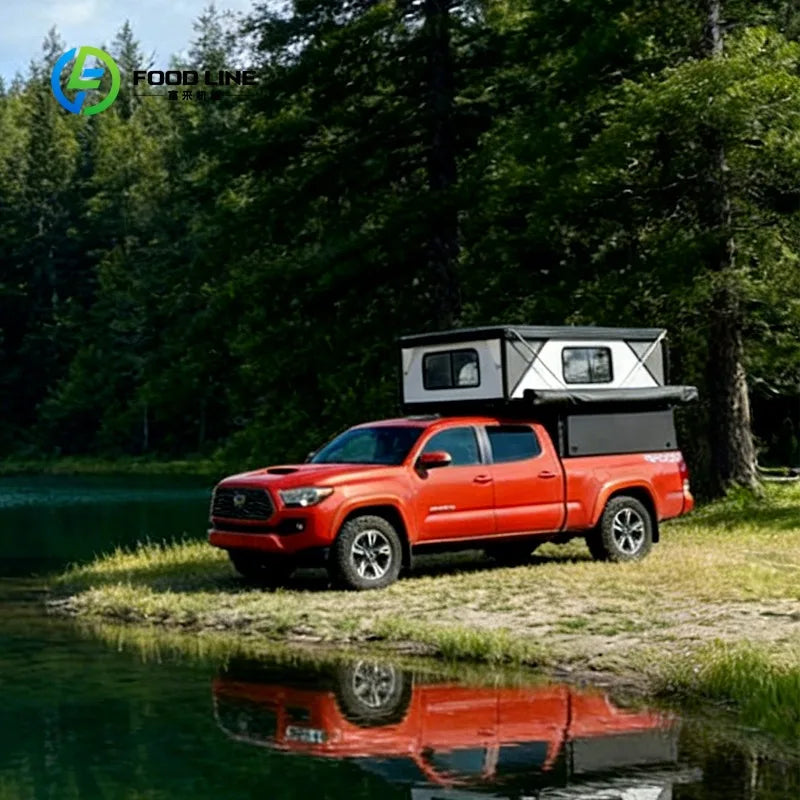 Truck Camping Tent - Pop-up Truck Tent, Fully Equipped Camping Tent with Bed for Outings and Outdoor Adventures