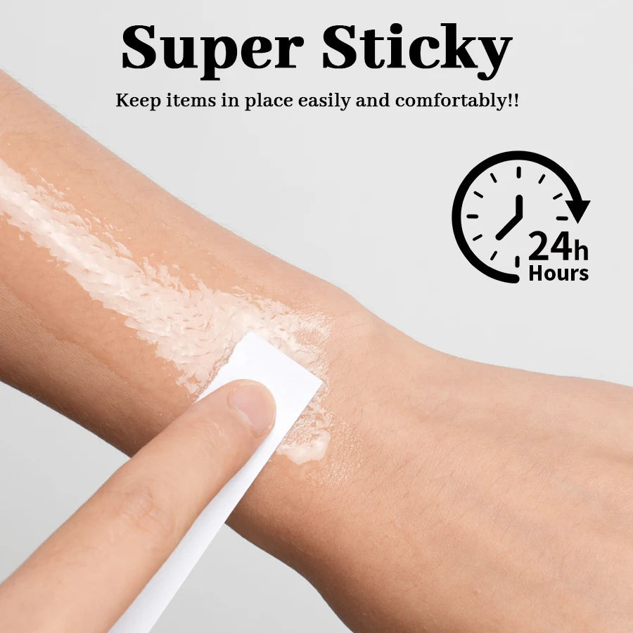 Anti-Slip Glue Roll On Skin Adhesive，Anti-exposure Bra Non-slip Fixed Long-lasting Hold, Easy To Use Products for Women Clothing