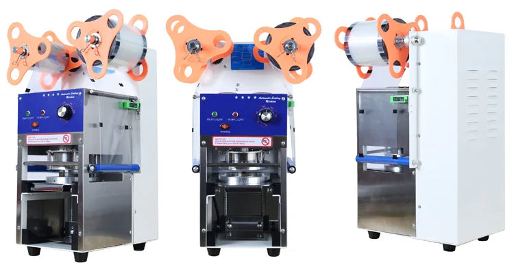 High Quality 98mm 95mm 90mm 75mm 60mm 95 90 mm Mini Small Boba Juice Semi Auto Automatic Cup Sealing Machine Sealer