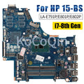 For HP 15-BS Notebook Mainboard LA-E791P LA-E801P LA-E802P Placa 924757-601 924750-001 i3i5i7 6/7/8th Laptop Motherboard Tested