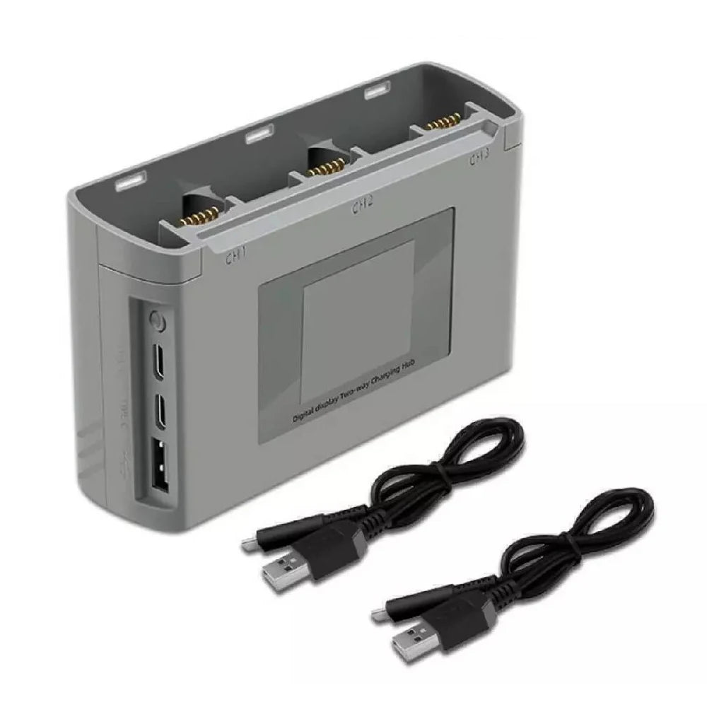 Digital Display Charging Hub For DJI Mini 2 Battery Charger for DJI Mini 3 Pro/Mini SE/Mini 2/Air 2S Power Bank Drone Accessory