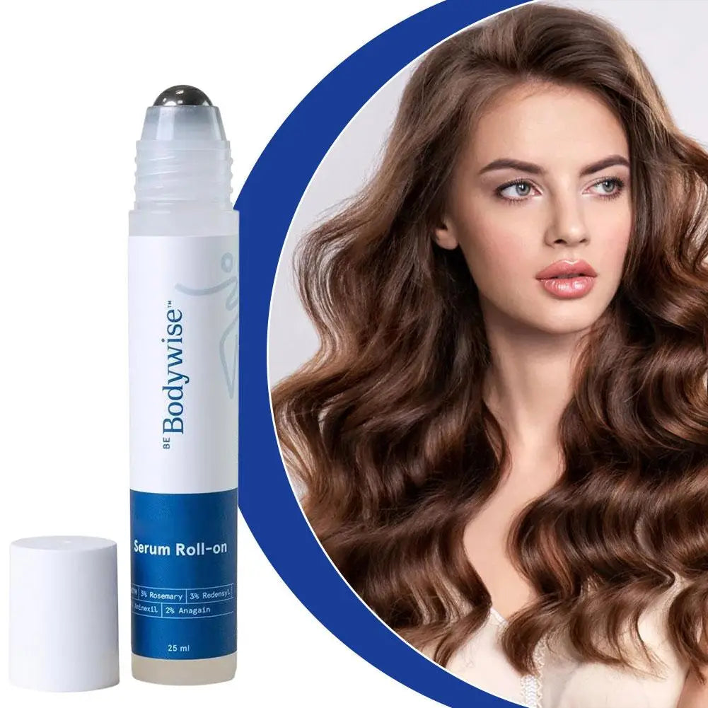 25ml Natural 3% Rosemary Extract For Thicker Hair Roller Hair Serum Lightweight Roll On Hair Thickening Treatment Hair Care