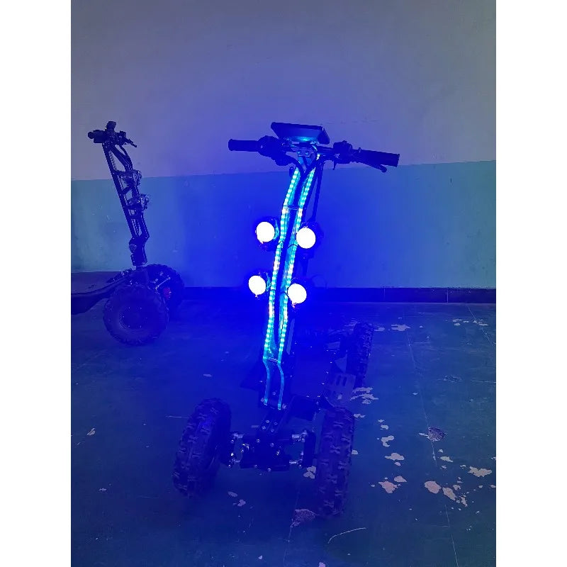 Off-road Vehicle Snowmobile 4x4 40AH Tilt Body Electric Scooter All Terrain Golf Cart