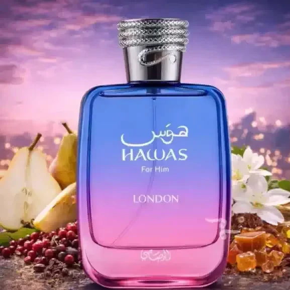 Hawas Verde & Ice Perfume Spray, Long-Lasting Eau de Parfum, Premium Luxury Fragrance Scent, Top-Quality Men's Cologne.